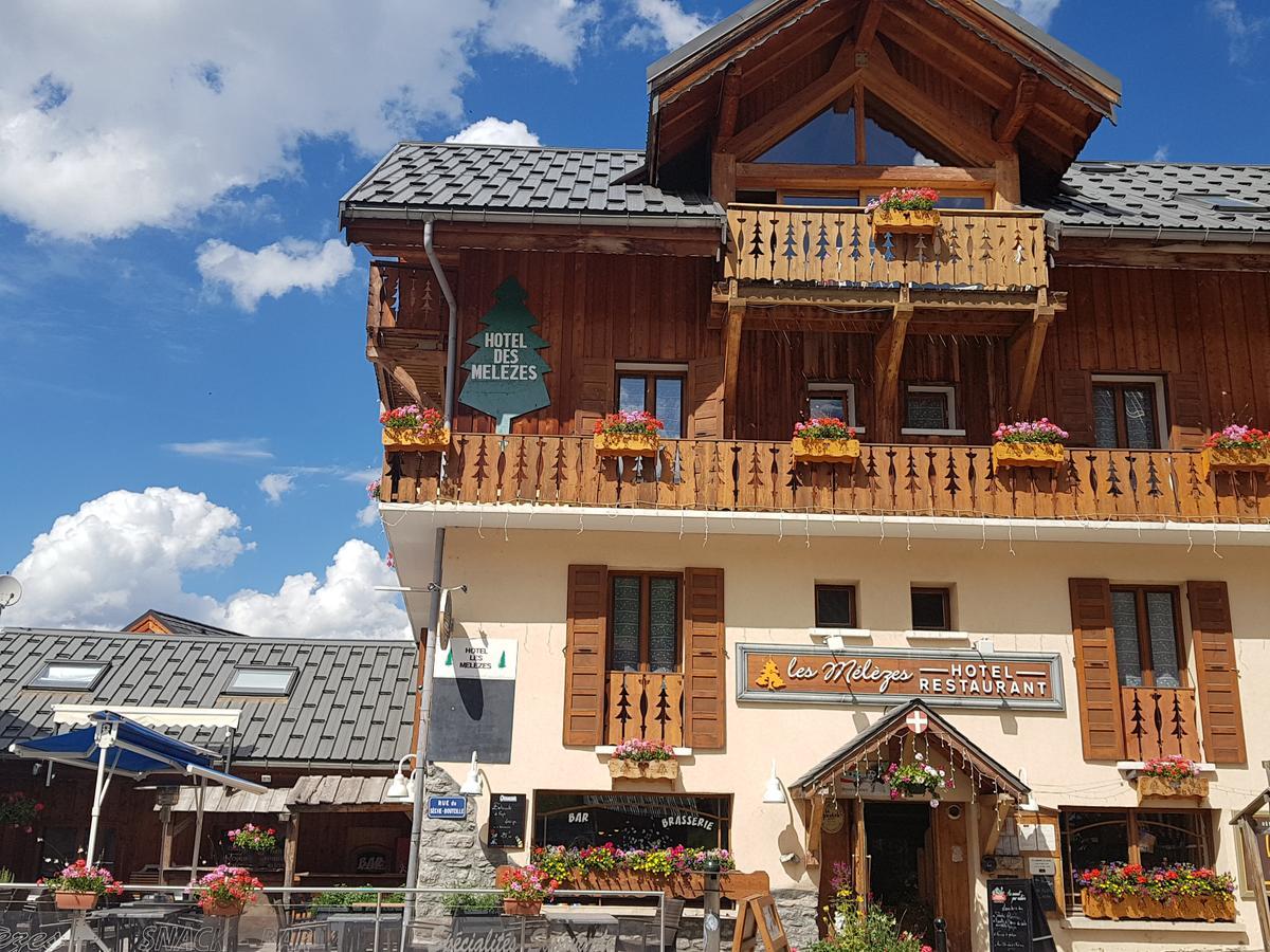 Hotel-Chalet Les Melezes Valloire Buitenkant foto